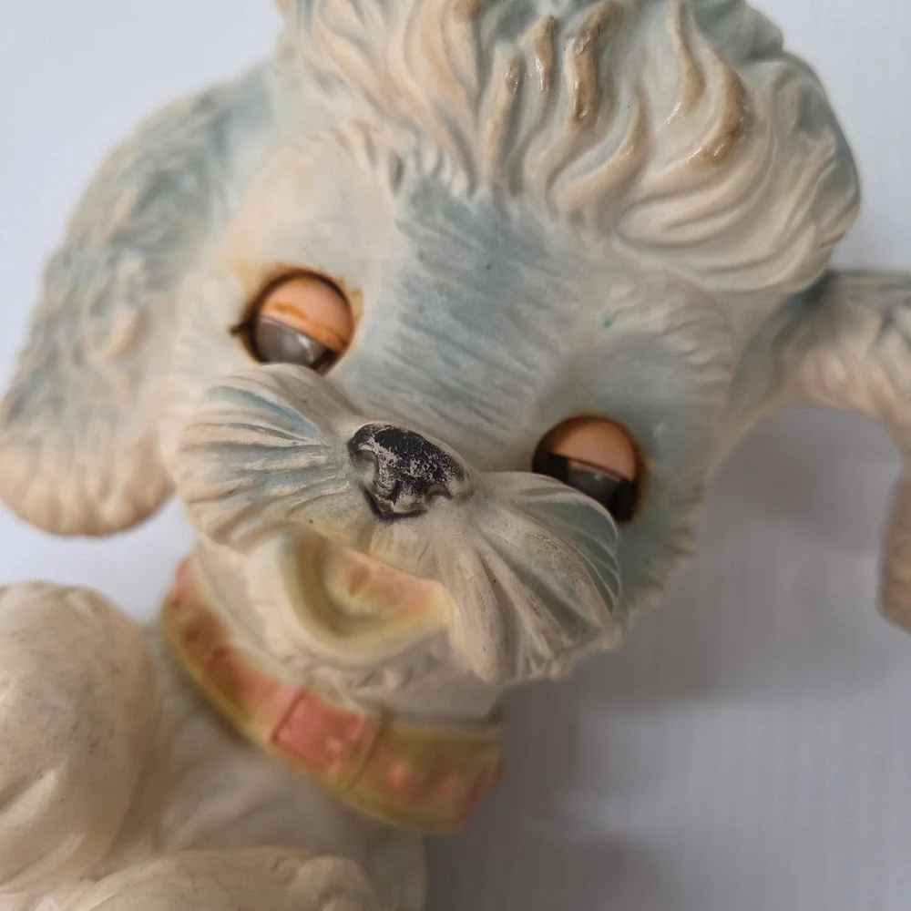1968 Rubber Squeak Dog Edward Mobley Co Toy